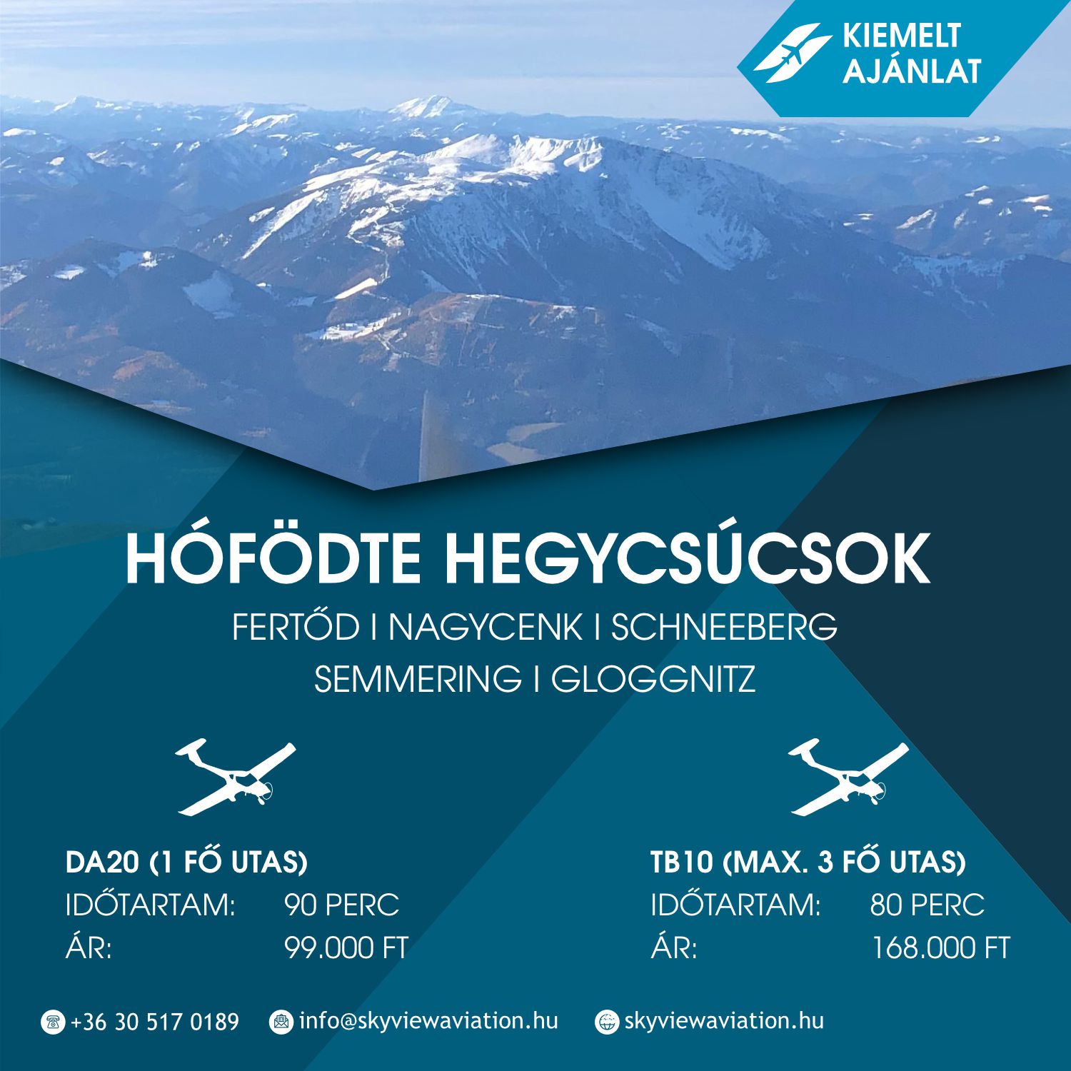 Skyview aviation sétarepülés panoráma kép